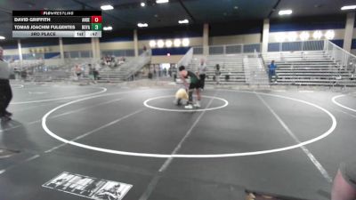 165 lbs 3rd Place - David Griffith, Anderson Wrestling vs Tomas Joachim Fulgentes, Royal HS Wrestling