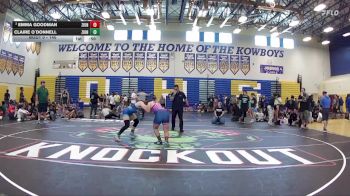 140 lbs Cons. Round 1 - Emma Goodman, Admiral Farragut Academy vs Claire O`Donnell, Unattached