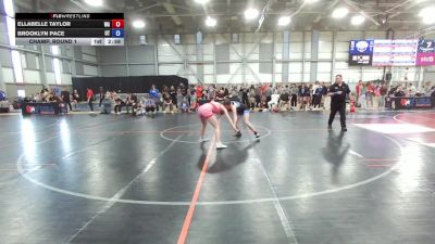 U20 Women - 57 lbs Champ. Round 1 - Ellabelle Taylor, WA vs Brooklyn Pace, UT