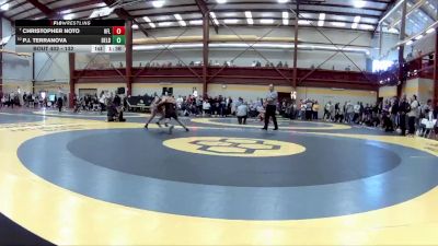 132 lbs Champ. Round 3 - Christopher Noto, Honeoye Falls-Lime vs P.j. Terranova, Delbarton