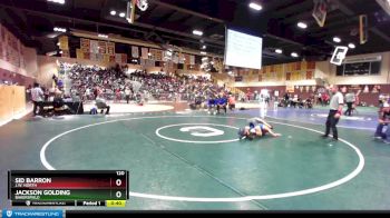 120 lbs Cons. Round 2 - Sid Barron, J.w. North vs Jackson Golding, Bakersfield