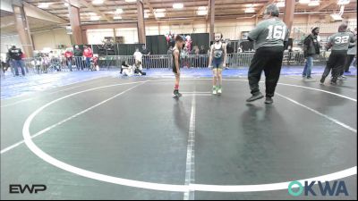 55 lbs Quarterfinal - Marcellous Allen, Madill Takedown vs Payton Johnson, Spring Klien