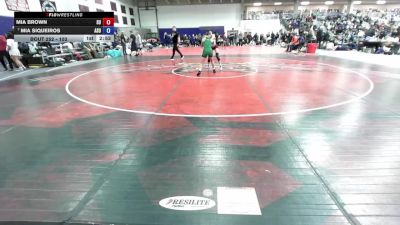 103 lbs Champ. Round 2 - Mia Siqueiros, Adams State vs Mia Brown, Schreiner University