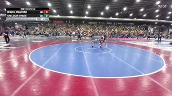 115 lbs Quarterfinal - Hayleigh Myers, 308 Wrestling Academy vs Joslyn Swanson, Siouxland Wrestling Academy
