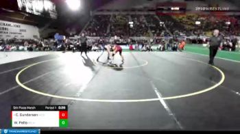 2A 160 lbs 5th Place Match - Colten Gundersen, West Side vs Walker Pelto, Bear Lake