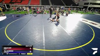 120 lbs Quarterfinal - Julia Kay, Utah vs Tai McBride, Wyoming