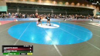 185 lbs Cons. Round 3 - Victoria Millan, Granite Bay vs Junwette Bravo, Reed