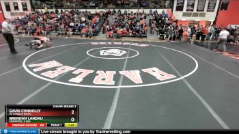 152 lbs Champ. Round 2 - Gavin Connolly, St. Charles (EAST) vs Brendan Landau, EDWARDVILLE (HS)