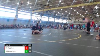 122 lbs Round 5 (6 Team) - Madilyn Peach, Wisconsin Black vs Olivia Messerly, Beast Mode Pink