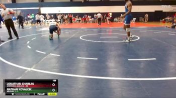 184 lbs Finals (2 Team) - Jonathan Charles, Johnson & Wales 2 vs Nathan Kovalcik, Messiah 2