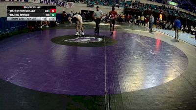157 lbs Semifinal - Darriyarn Baxley, Chester vs Cason Joyner, Edisto