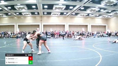 Consi Of 4 - Fernanda J Canedo, Alpha Pack vs Sarah Ramirez, Norwalk WC