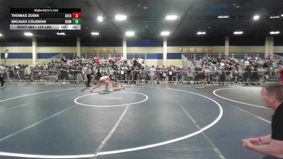 144 lbs Consi Of 8 #2 - Thomas Zubia, SoCal Hammers vs Micaiah Coleman, Bismarck Gorilla WC
