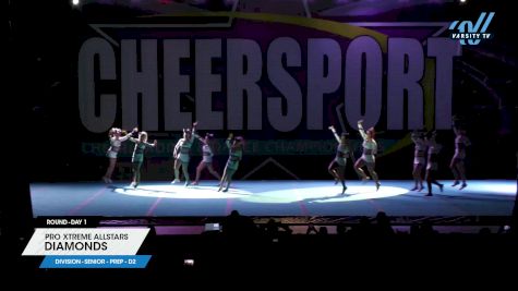 Pro Xtreme Allstars - Diamonds [2025 L2.2 Senior - PREP - D2 Day 1] 2025 CHEERSPORT National All Star Cheerleading Championship