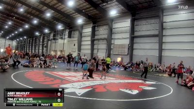 50 lbs Final - Abby Bradley, Black Mambas vs Tinley Williams, Missouri Battle Gear Purple