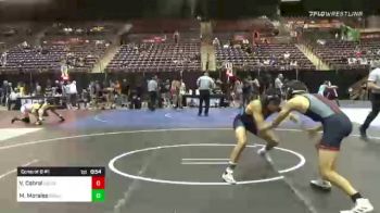 126 lbs Consi Of 8 #1 - Vincent Cabral, Pomona Elite vs Michael Morales, Sunkist Kids Monster Garage