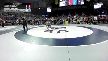 126 lbs Champ. Rd Of 128 - Grant Langstaff, CA vs Braiden Bartlett, TX
