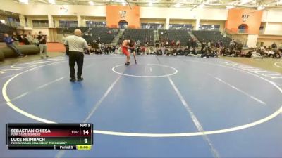 157 lbs 3rd Place Match - Cavin Napoletano, Pennsylvania College Of Technology vs Cj Christopher Shea, Wesleyan (CT)