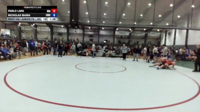 Junior FS - 190 lbs Quarters - Pablo Lara, Riverhawk Wrestling Academy vs Nicholas Maira, FCA HI Wrestling Club