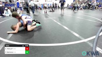 85 lbs Rr Rnd 4 - Eli Metcalf, Choctaw Ironman Youth Wrestling vs Parks Behrens, Plainview Youth Wrestling Club