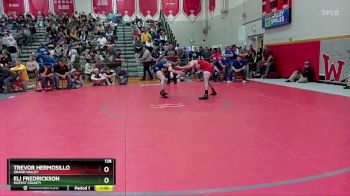 138 lbs Champ. Round 2 - Eli Fredrickson, Moffat County vs Trevor Hermosillo, Grand Valley