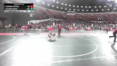 60 lbs Cons. Round 2 - Ellinor Statz, Pardeeville Boys Club Youth Wrestling vs Aurora Kotten, Wisconsin