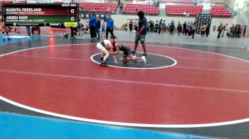 81-85 lbs Cons. Semi - Kashta Freeland, Glasgow Wrestling Academy vs Aiden Nam, Glasgow Wrestling Academy