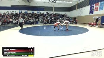 170 lbs Quarterfinal - Ryder Wolcott, Riverside vs Genaro Reyna, Cashmere