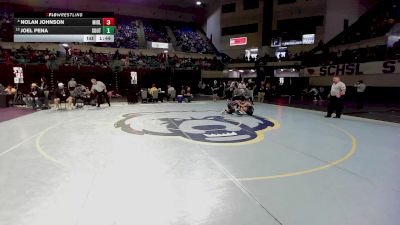 120 lbs Round Of 16 - Nolan Johnson, Midland Valley vs Joel Pena, Southside