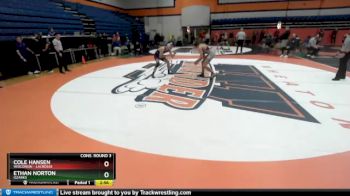 157 lbs Cons. Round 3 - Cole Hansen, Wisconsin - Lacrosse vs Ethan Norton, Ozarks