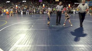 46 lbs Quarterfinal - Jordy Strittmatter, Young Guns vs Beau McKeown, Chaos