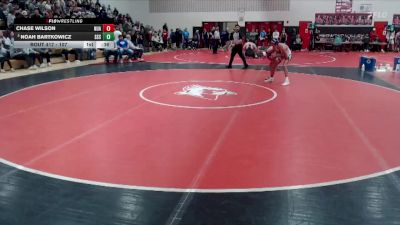 107 lbs Cons. Round 4 - Noah Bartkowicz, Sartell-Saint Stephen vs Chase Wilson, New Ulm Area