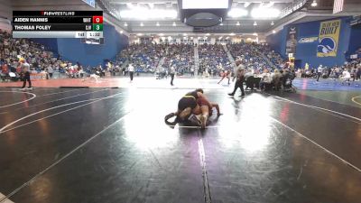 215 lbs Champ. Round 1 - Thomas Foley, St John Vianney vs Aiden Hannis, Whitehall