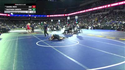 138 lbs Round Of 16 - Daniel Reza, South (CS) vs Matthew Orbeta, Poway (SD)