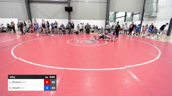 83 kg Rr Rnd 1 - Jayden Malecki, Blue Wave 2 vs Albert Hewitt, Knights Wrestling Club