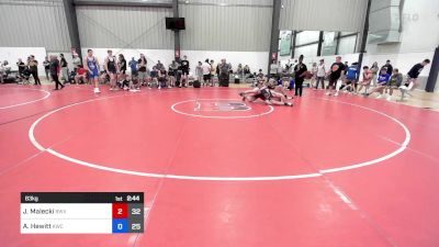 83 kg Rr Rnd 1 - Jayden Malecki, Blue Wave 2 vs Albert Hewitt, Knights Wrestling Club