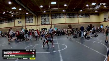 64 lbs Quarterfinal - Cameron Gilbert, NOVA WC vs Nasir White, Southern Maryland Wolfpack