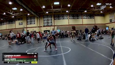 64 lbs Quarterfinal - Cameron Gilbert, NOVA WC vs Nasir White, Southern Maryland Wolfpack