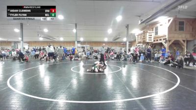 60 lbs Quarterfinal - Aidan Clemens, Sparta vs Tyler Flynn, Wellsboro