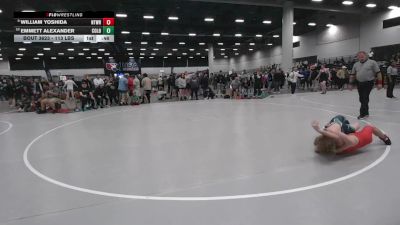 113 lbs Cons. Rd Of 32 - Emmett Alexander, Colorado vs William Yoshida, NTX Wrestling
