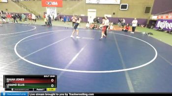 120 lbs Semifinal - Legend Ellis, OK vs Isaiah Jones, OK