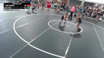 123-133 lbs Cons. Round 2 - Jose Zepeda, Aurora Wrestling Club vs Jack Toth, Mt. Zion JH