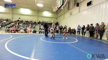 43 lbs Final - Kainen Hunter, Vian Wrestling Club vs Tucker Hawkins, Checotah Matcats