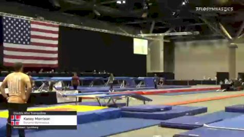 Kasey Morrison - Double Mini Trampoline, Dynamic Gymnastics - 2021 USA Gymnastics Championships