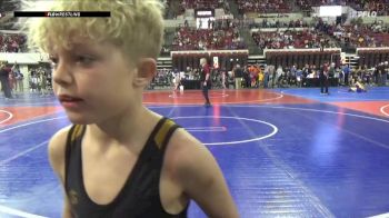 70 lbs Champ. Round 2 - Jaxon Frost, Terry Wrestling CLub vs Sawyer Salusso, Butte Wrestling Club