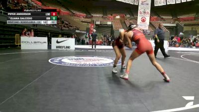 Schoolgirls - 120 lbs Cons. Semis - Piper Anderson, Livermore Elite Wrestling Club vs Eliana Salcedo, Hollister Razorbacks Wrestling