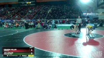 5A 126 lbs Champ. Round 1 - Ian Avalos, Mountain View vs Draken Miller, Meridian