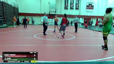 197 lbs Cons. Semi - Jt Earl, University Of Oregon vs Cody Vance, Treasure Valley Community College