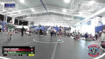 110 lbs Placement (4 Team) - Cullin Loveland, Potentially Dangerous vs Lex Johnston, OpenMats Wrestling Club