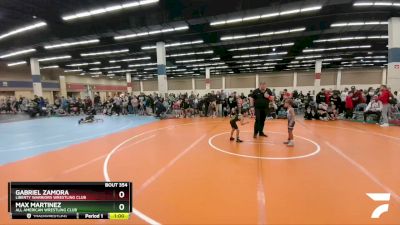 52-54 lbs Round 2 - Gabriel Zamora, Liberty Warriors Wrestling Club vs Max Martinez, All American Wrestling Club